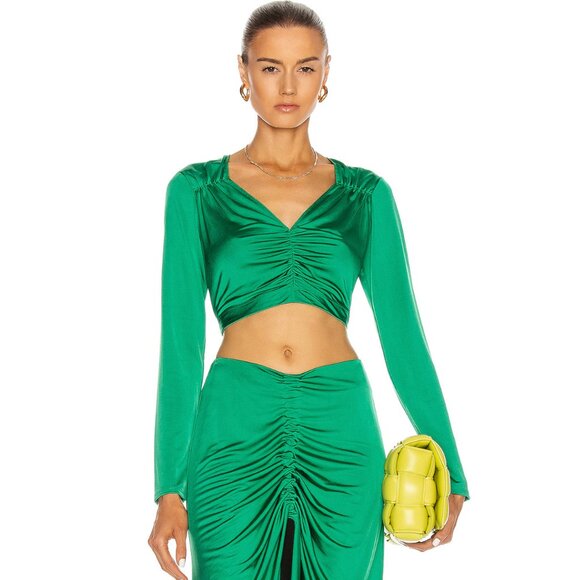 Alexis Sari Top in Emerald - Picture 8 of 9